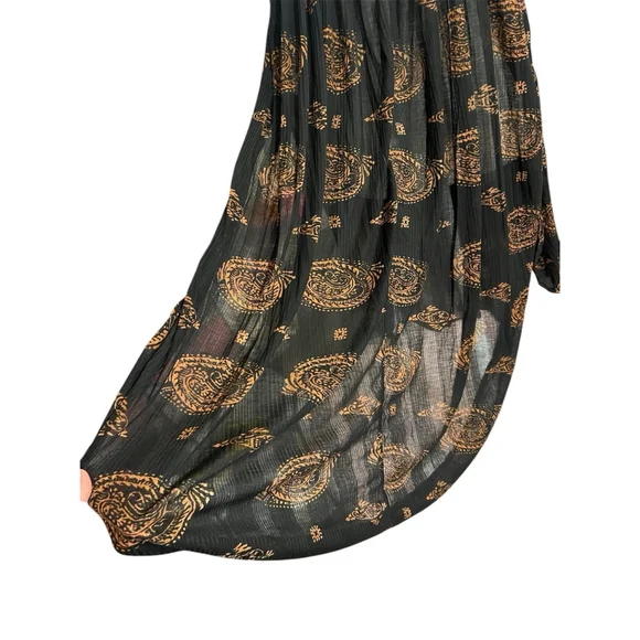 Free People Haveli Maxi Top Black Size Small - Picture 7 of 8